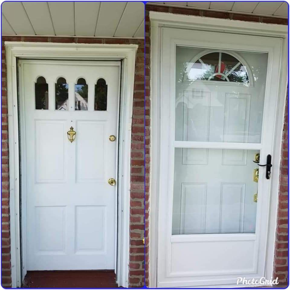 Before and after door project 10